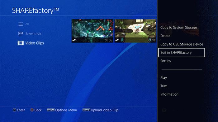 Подробнее: PS4 SHAREfactory PS4 SHAREfactory