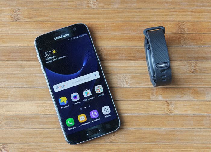Samsung Gear Fit 2 и Galaxy S7