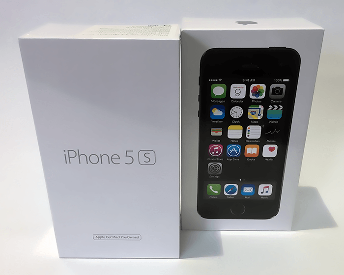 Оригинальная Коробка IPhone 5S 16Gb silver