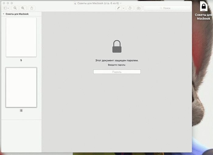 Зашифрованный файл PDF